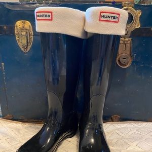 Hunter Rubber Boots with Removable Sock Liners